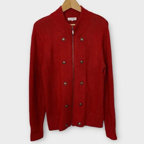 Northern Reflections Peplum Military Cardigan - Picture 1 of 7